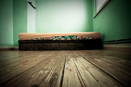 Couchsurfing: slapen op een matras op de grond