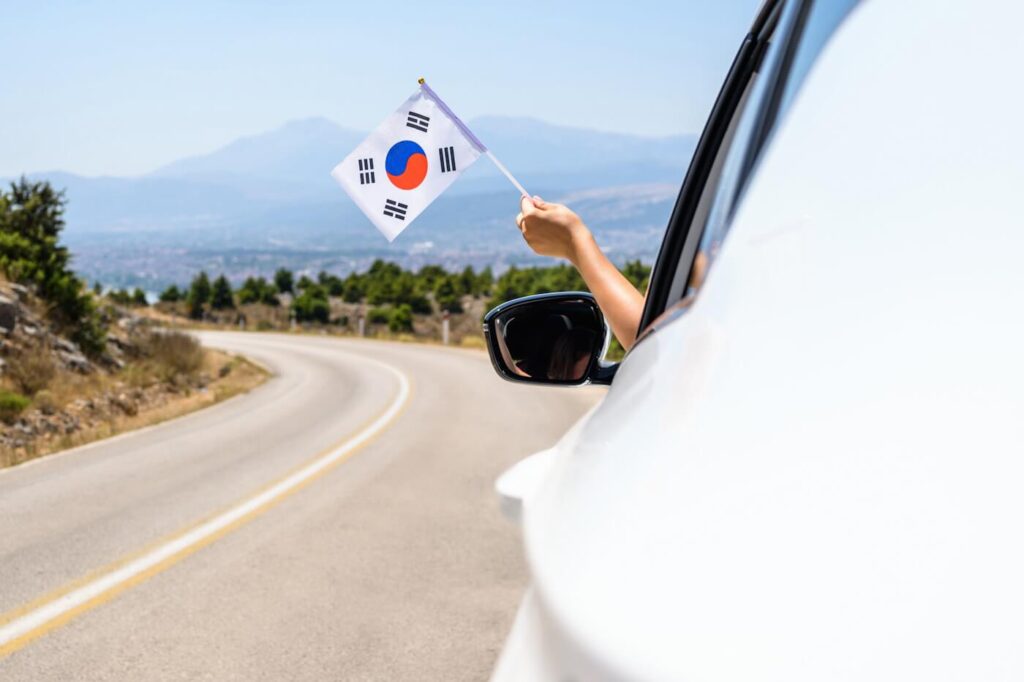 Nederland naar Zuid-Korea met auto