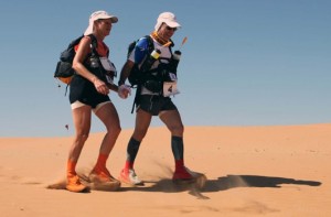 Desert marathon in Oman