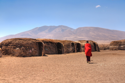 Dorp van de Maasai, Kenia