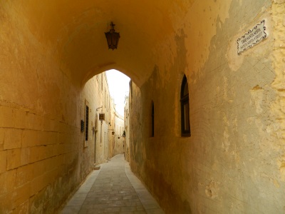 Steegje in Mdina, Malta