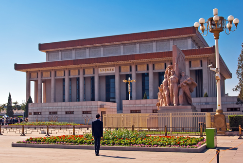 Mausoleum van Mao in Peking