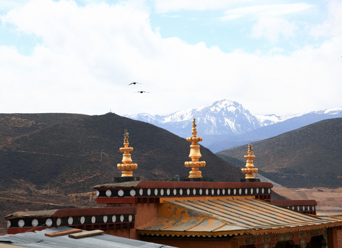 Songzanlin klooster in Lhasa, Tibet