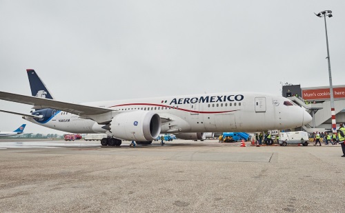 Aeromexico van Schiphol naar Mexico