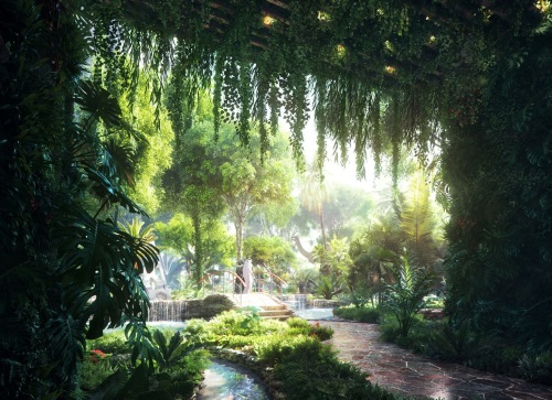 Rosemont Hotel met regenwoud in Dubai