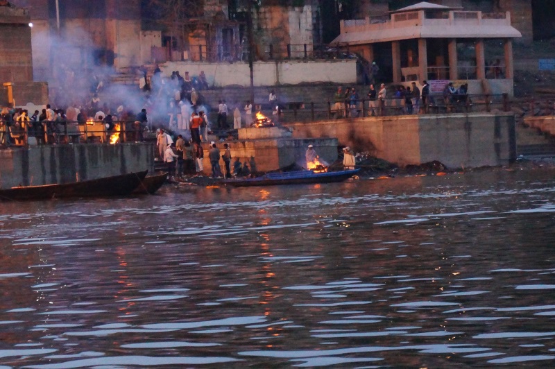 Burning ghats in Varanasi