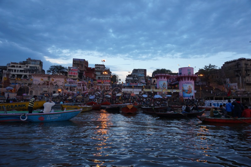 De Ganges in Varanasi