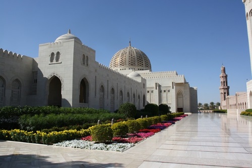 Sultan Qaboos Moskee in Muscat