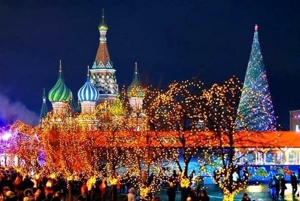 Moskou kerstmarkt
