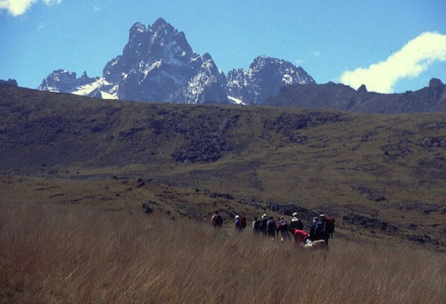 Kabelbaan naar Mount Kenya