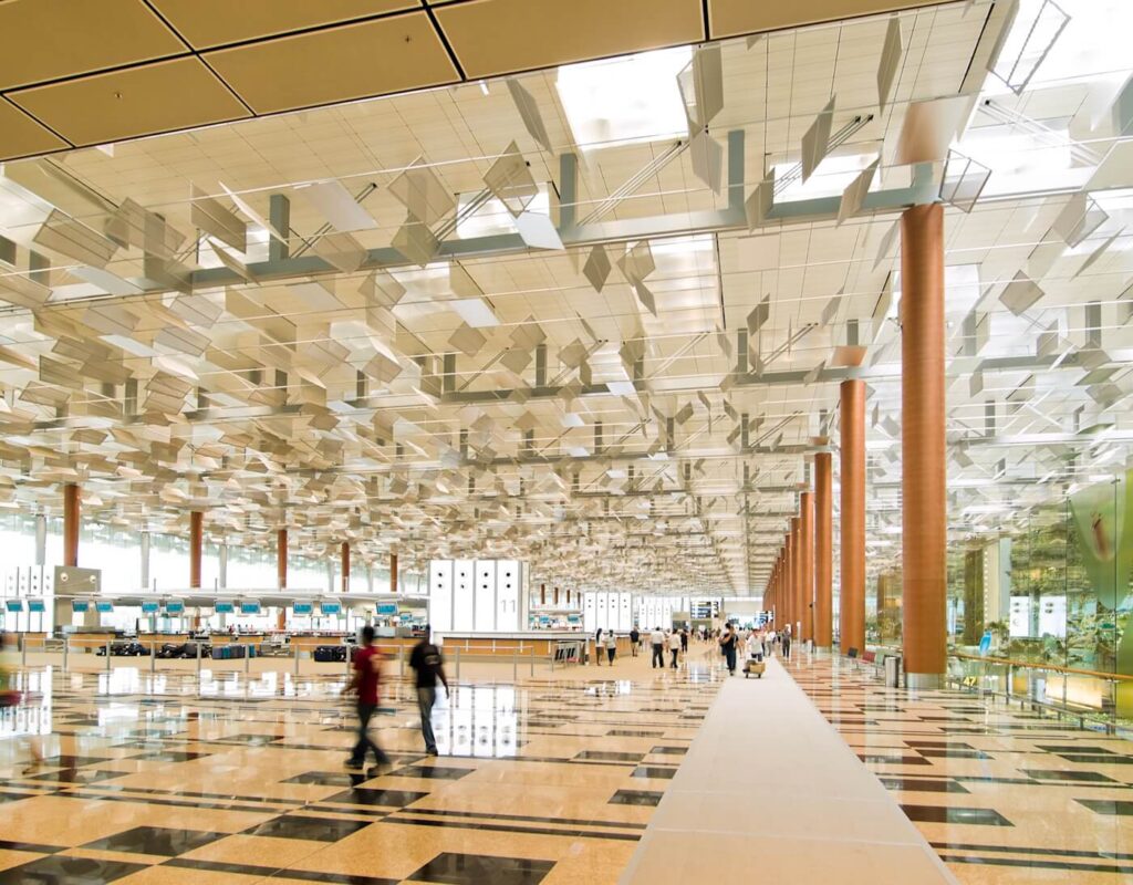 Singapore stil luchthaven