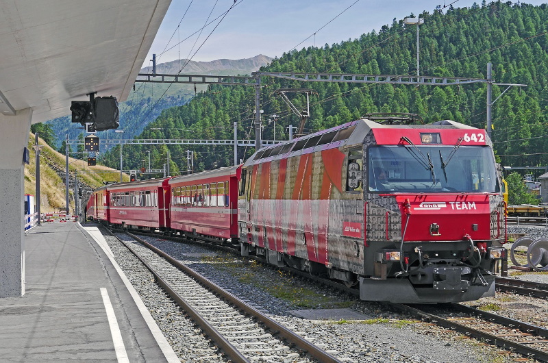 St. Moritz trein