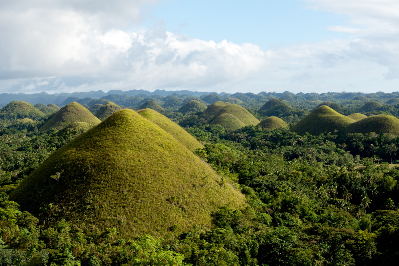 Chocolate Hills in Filipijnen