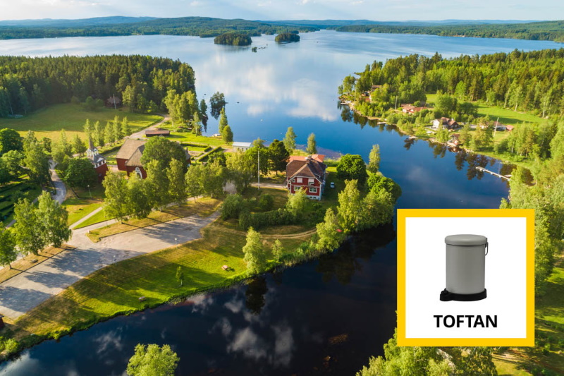 Zweden plaatsen IKEA Toftan