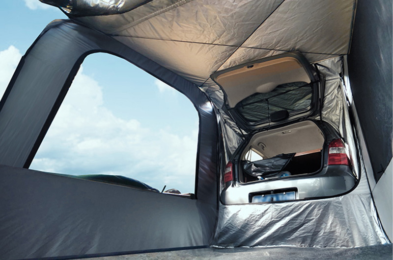 Mogelijk neerhalen Briljant Slapen in je auto met een pop-up tent. | Wereldreizigersclub