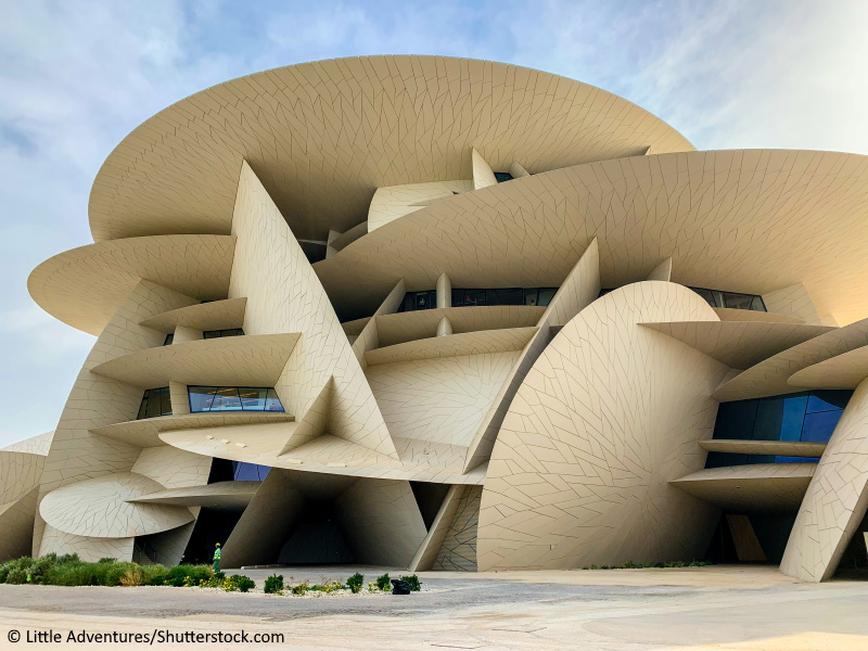Qatar Nationaal Museum in Doha