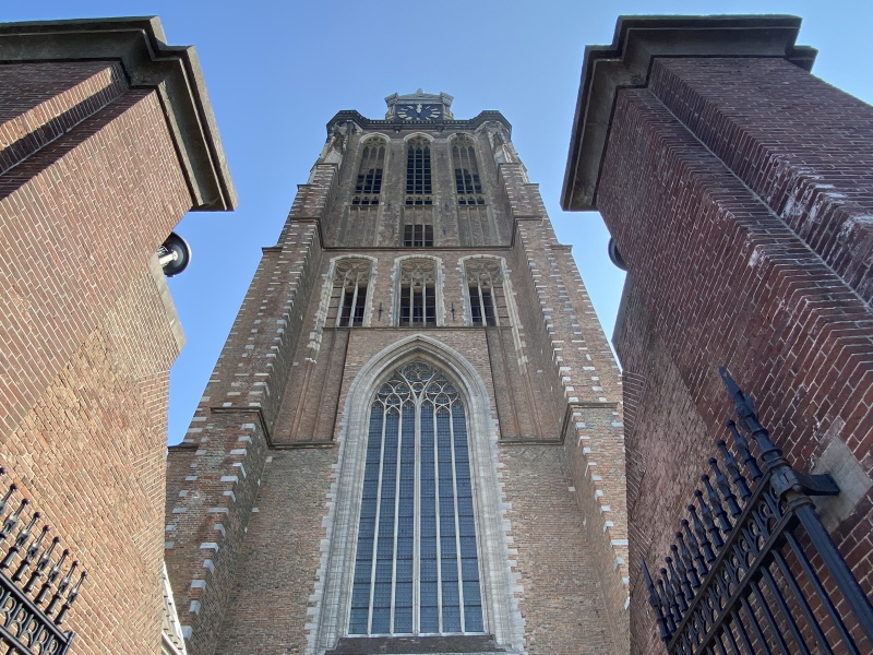 Toren van Grote Kerk in Dordrecht