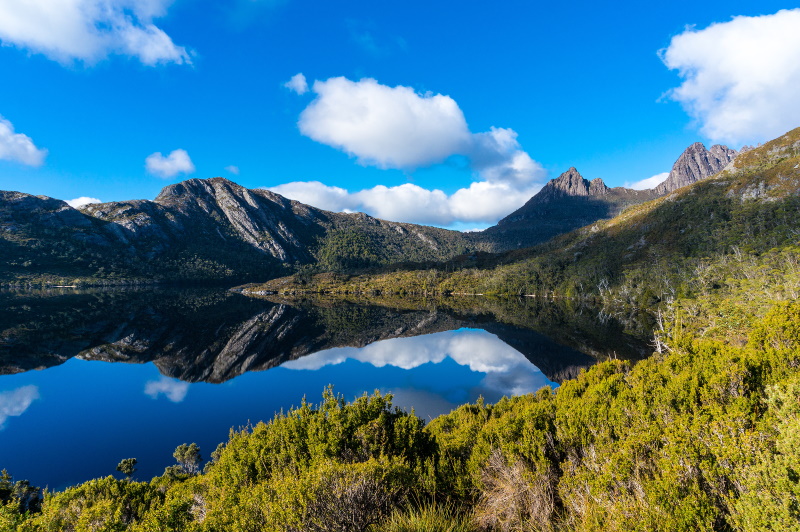 Cradle Mountains in Tasmanië