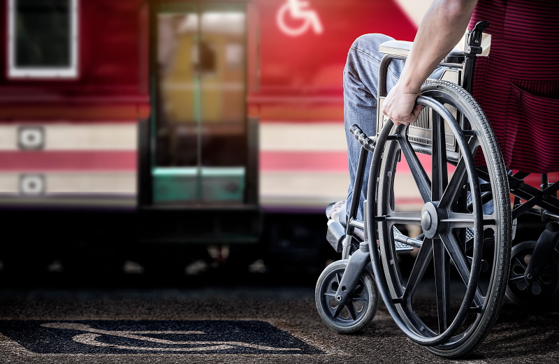 Op reis met rolstoel in trein