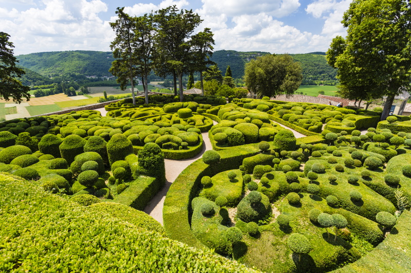 Marqueyssac tuinen in Dordogne