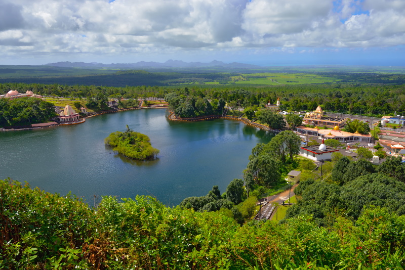 Ganga Talao op Mauritius