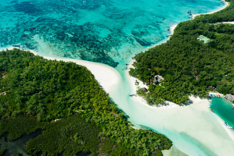 Ile aux Cerfs op Mauritius