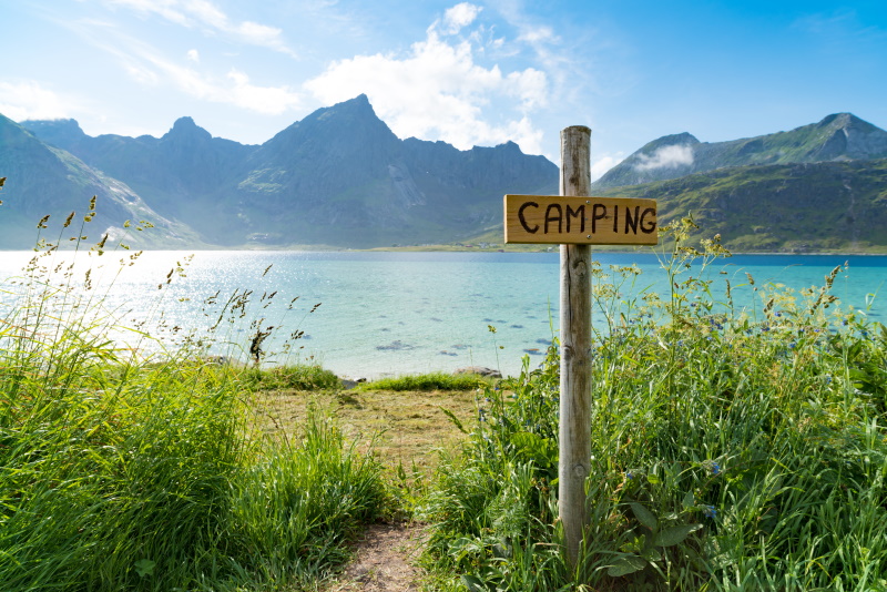 Noorwegen campings Lofoten