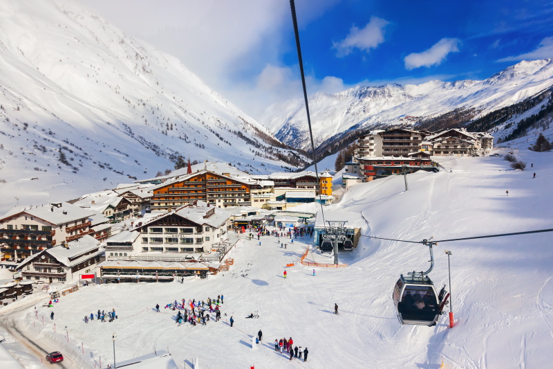 Skigebieden duurste Obergurgl