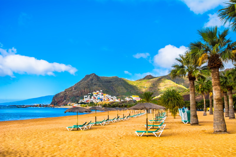 Tenerife strand Las Teresitas
