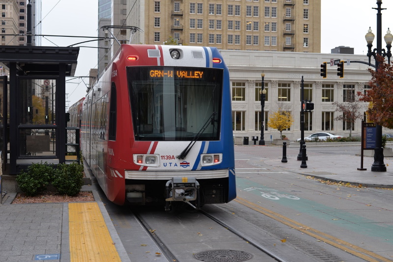 Tram in Salt Lake City