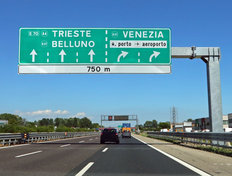 Italië autorijden snelweg