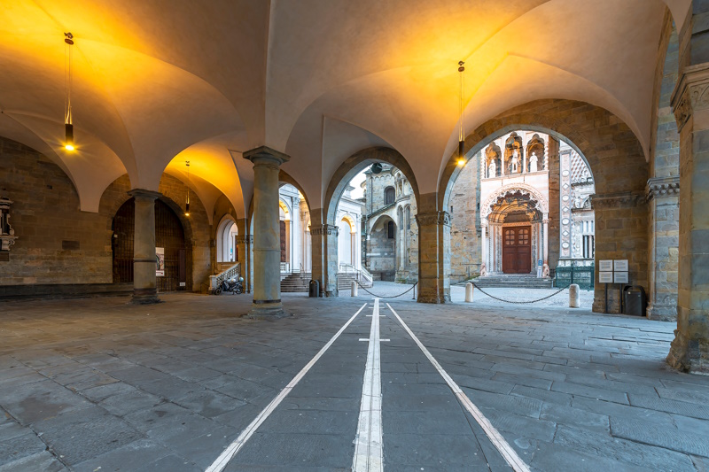 Piazza Duomo in Bergamo