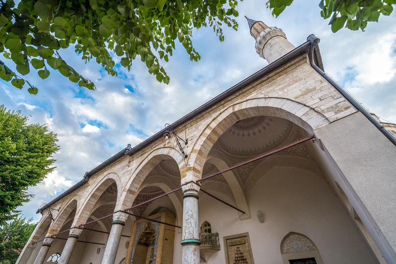 Moskee oude wijk Sarajevo