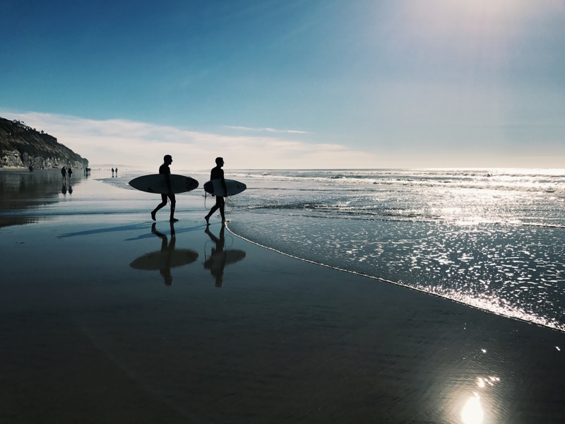 San Diego surfers