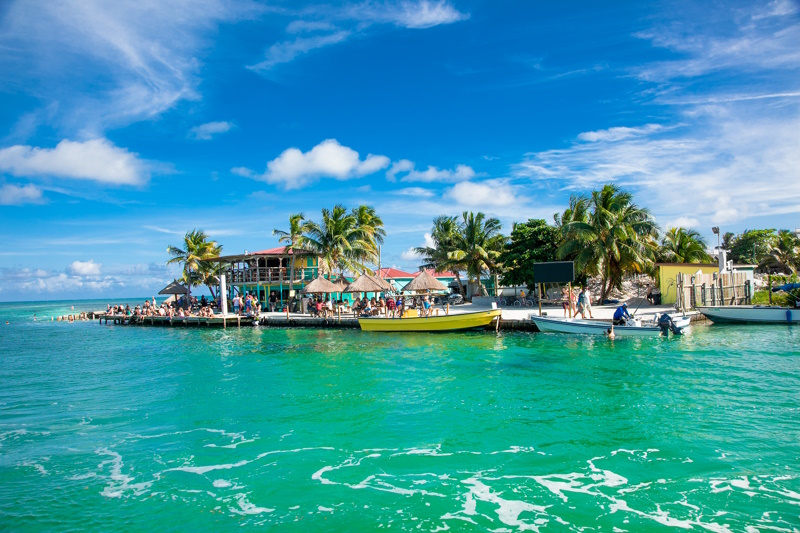 Caye Caulker eiland in Belize