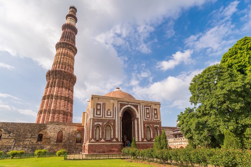 Delhi stenen minaret