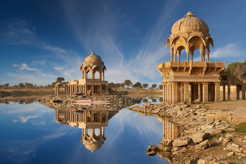 Gadisar meer in Jaisalmer