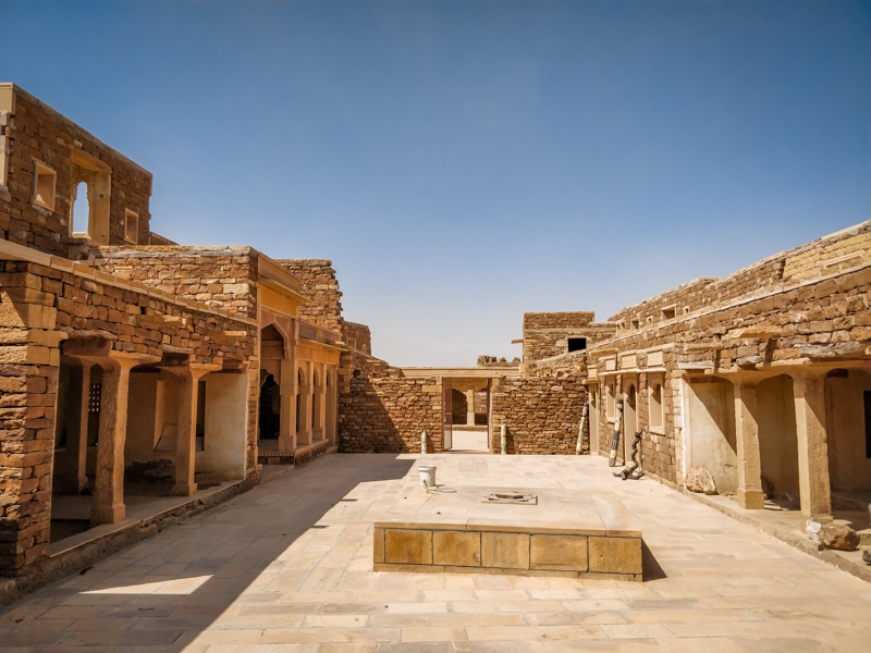 Khaba Fort bij Jaisalmer