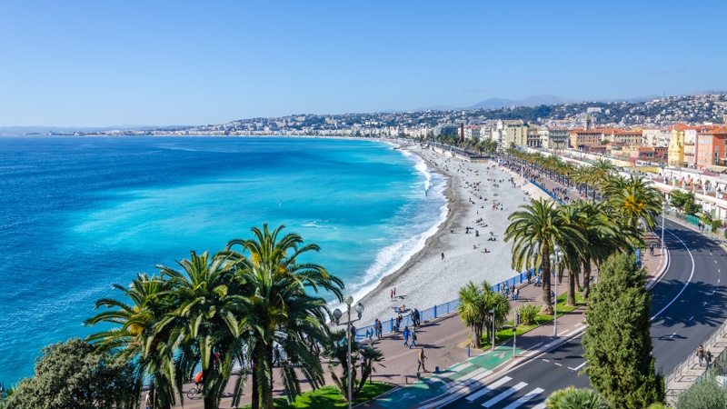 Promenade Anglais in Nice