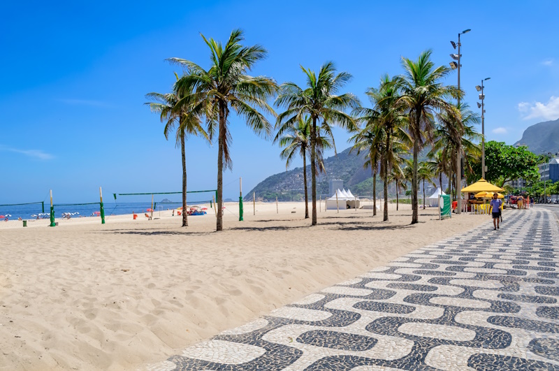 Ipanema strand in Rio de Janeiro