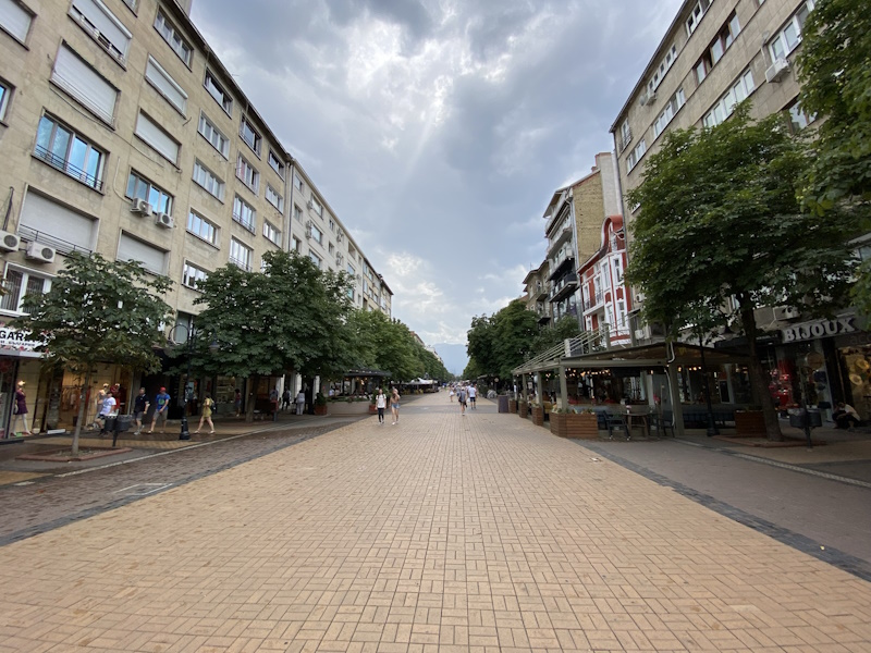 Vitosha Boulevard in Sofia
