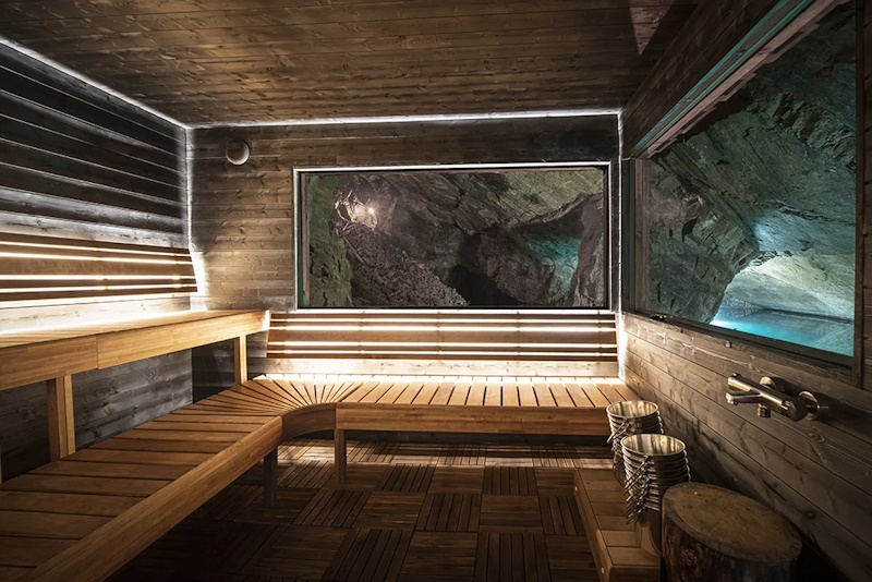 Zweden ondergrondse sauna