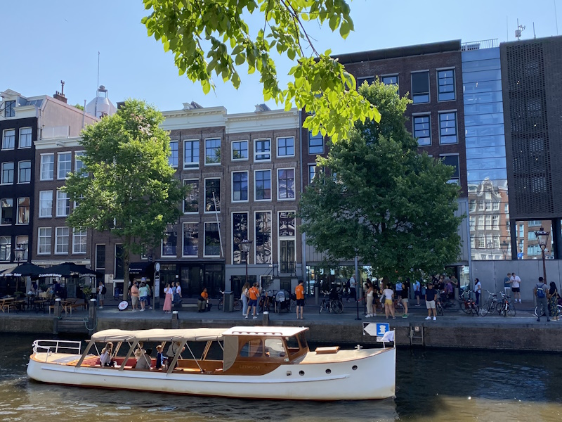 Amsterdam Anne Frank Huis sloep