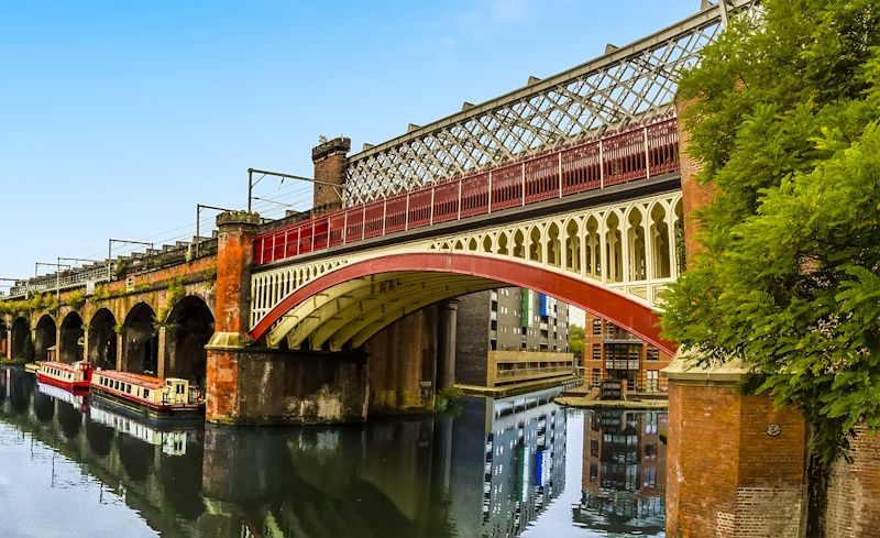 Castlefield Viaduct in Manchester