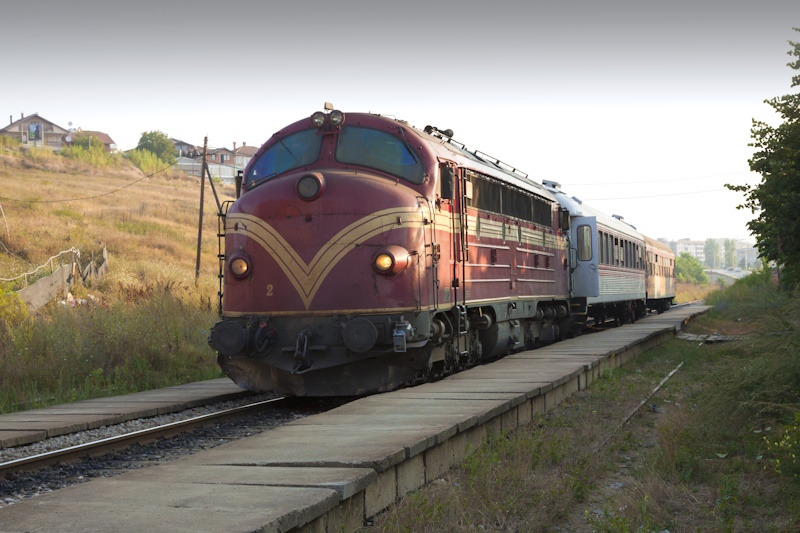 Noord-Macedonië trein reizen