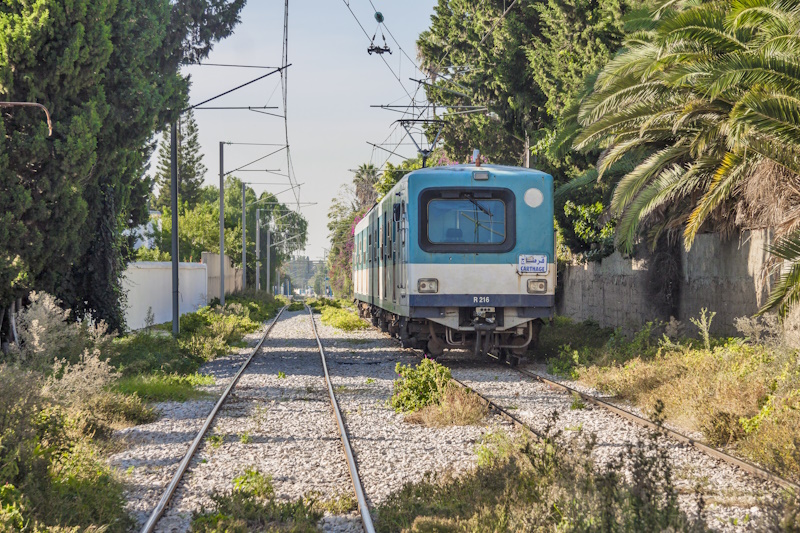 Lokale trein in Tunesië