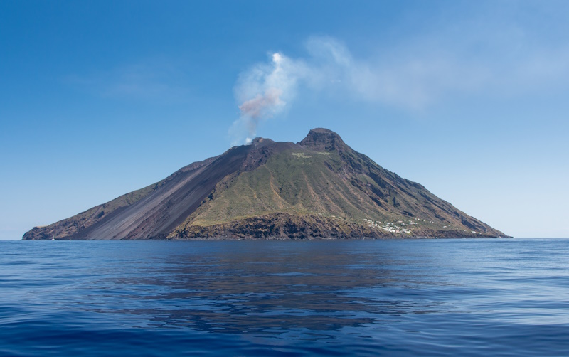 Vulkanen Europa en Stromboli