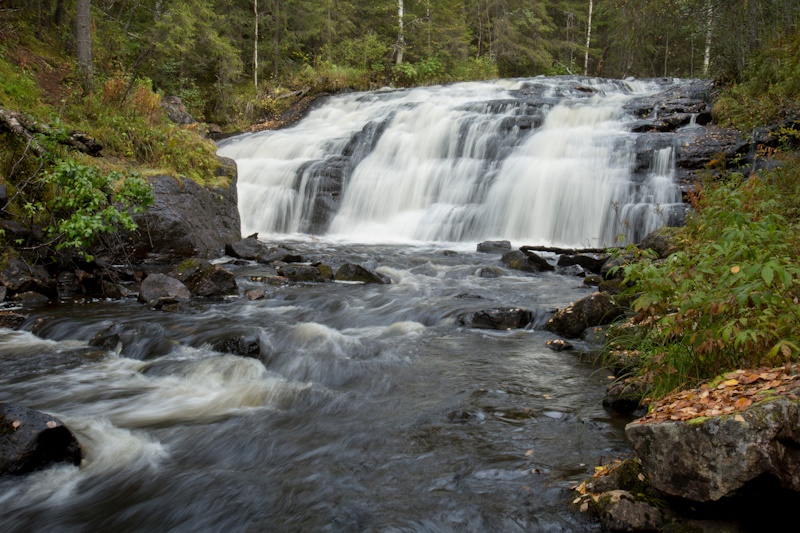 Fins Lapland waterval