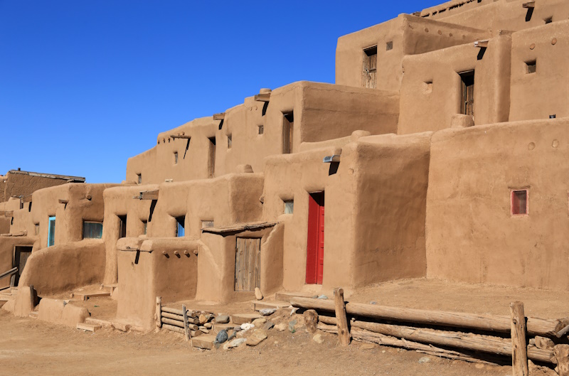 Taos Pueblo indianen