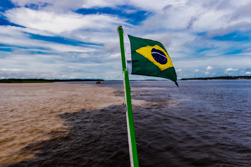 Manaus ontmoeting wateren en boottocht